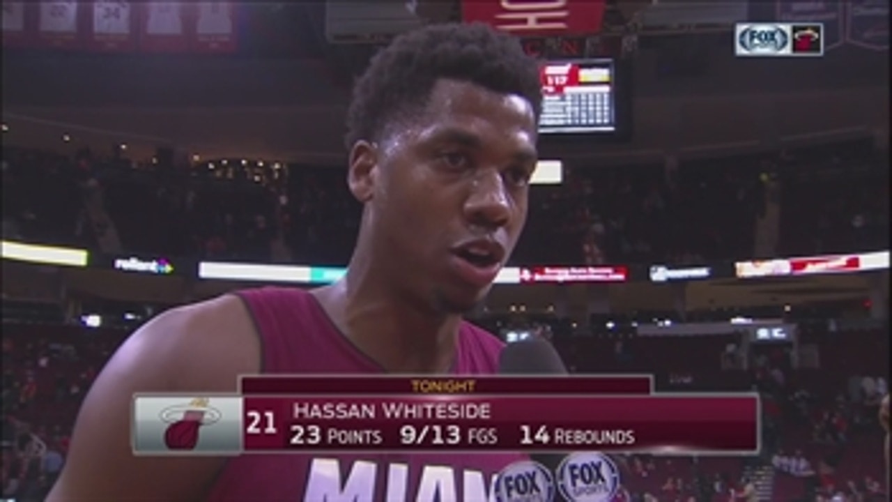Hassan Whiteside says Heat wanted to be the more physical team