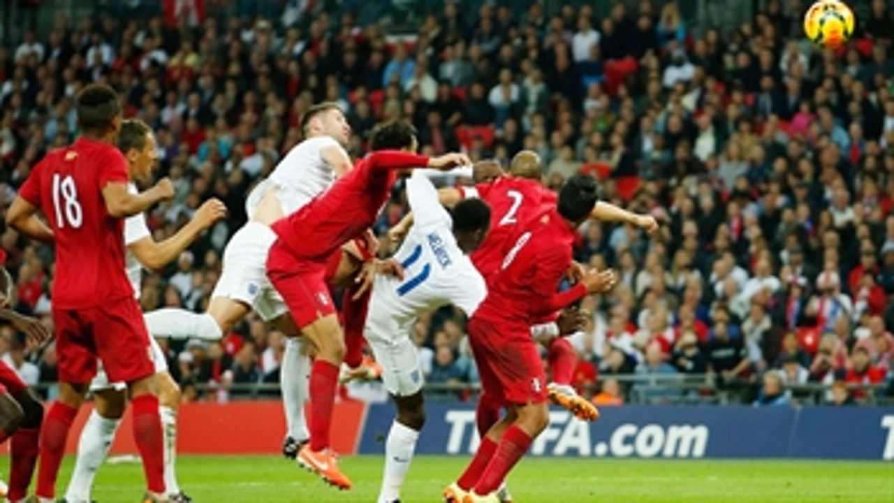 Cahill's header gives England a 2-0 lead
