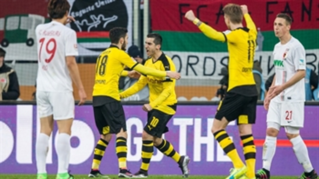 Mkhitaryan levels for Dortmund just before the break ' 2015-16 Bundesliga Highlights