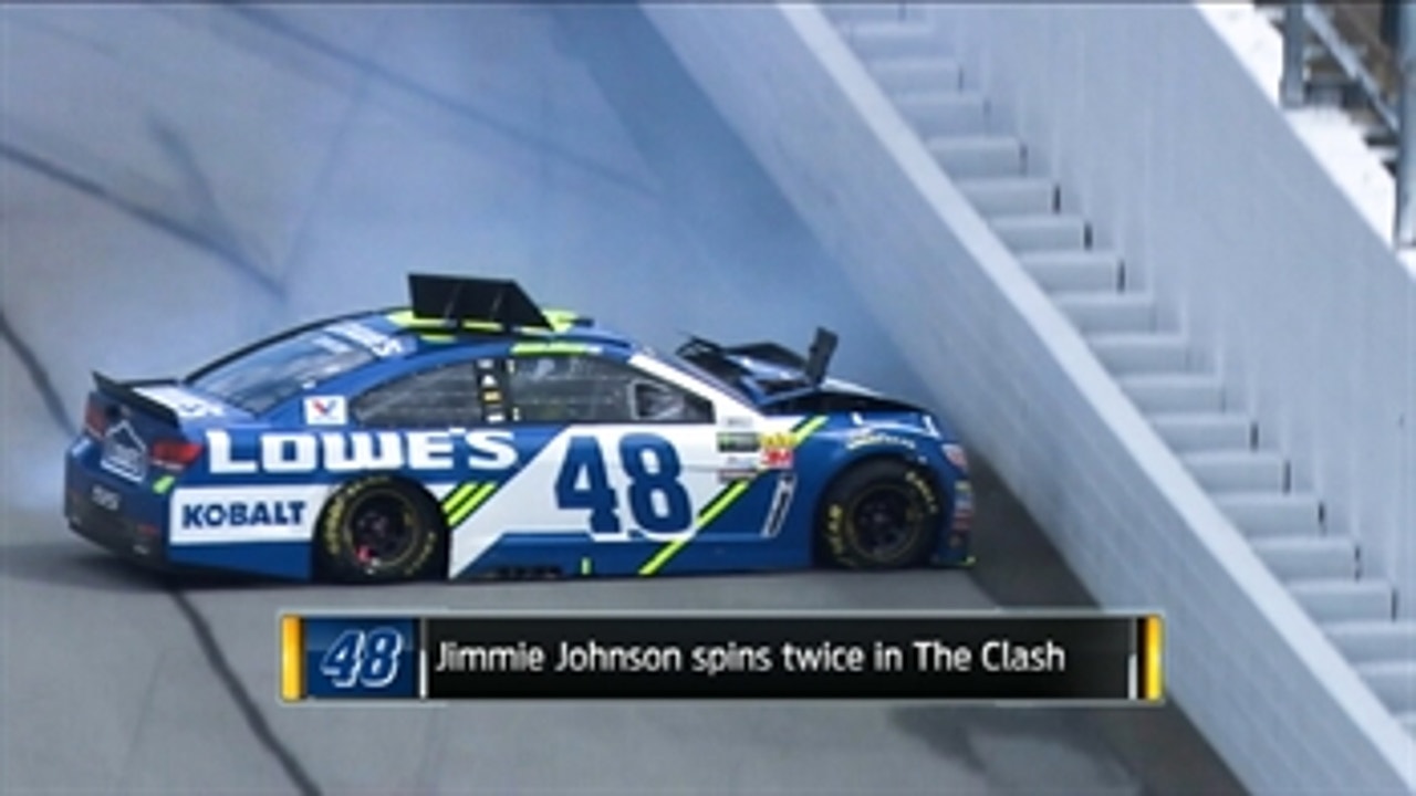 Analyzing Jimmie Johnson's Clash Troubles ' NASCAR RACE HUB