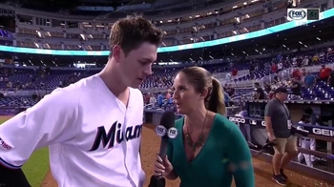 Brian Anderson on his walk-off winner against Padres