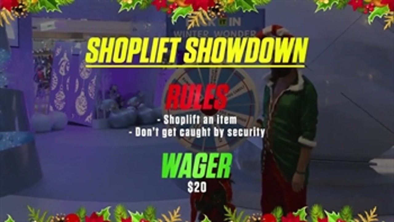 Cousin Sal and Rachel Bonnetta compete in the Shoplift Showdown ' LOCK IT IN