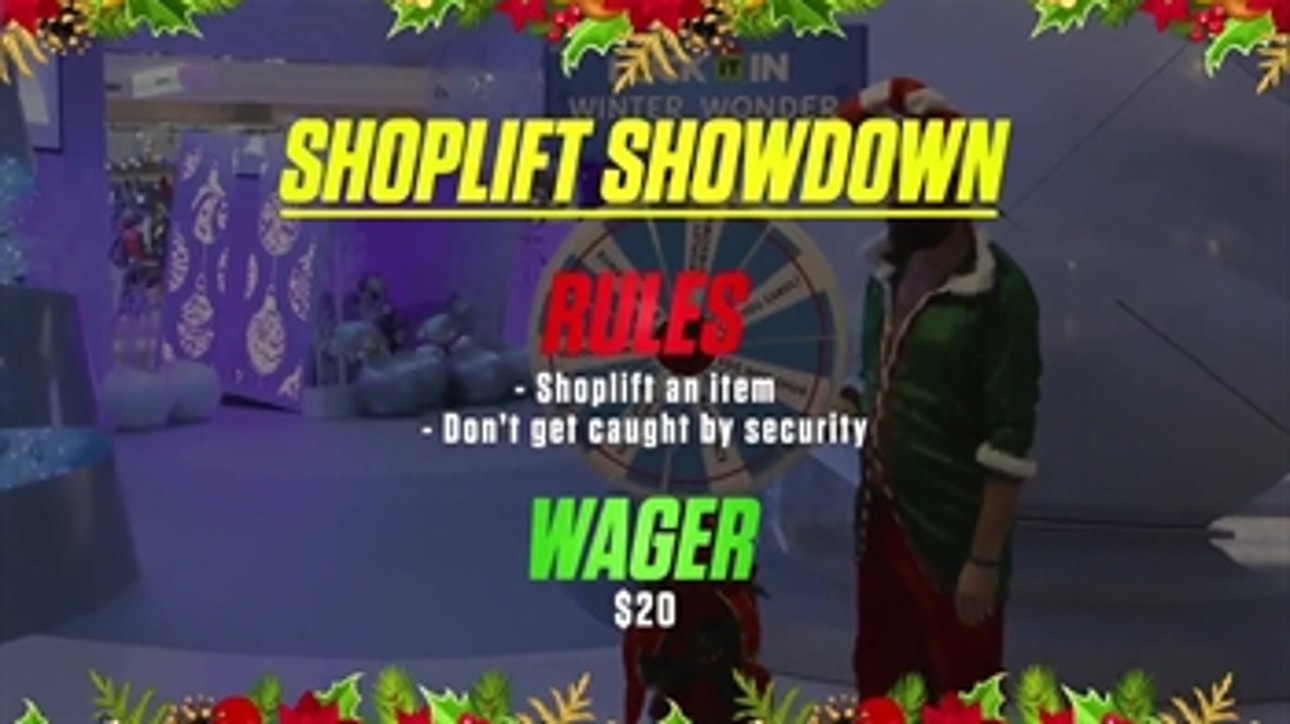 Cousin Sal and Rachel Bonnetta compete in the Shoplift Showdown ' LOCK IT IN