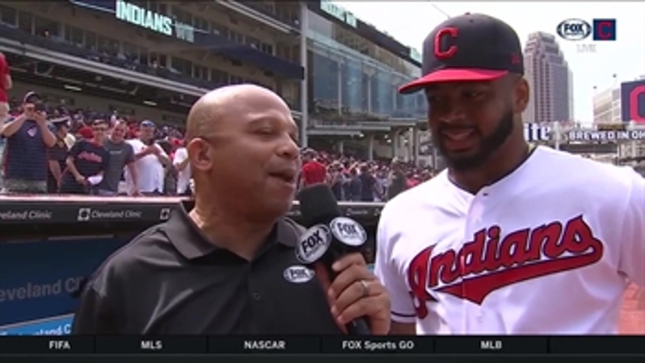Bobby Bradley on his Indians debut