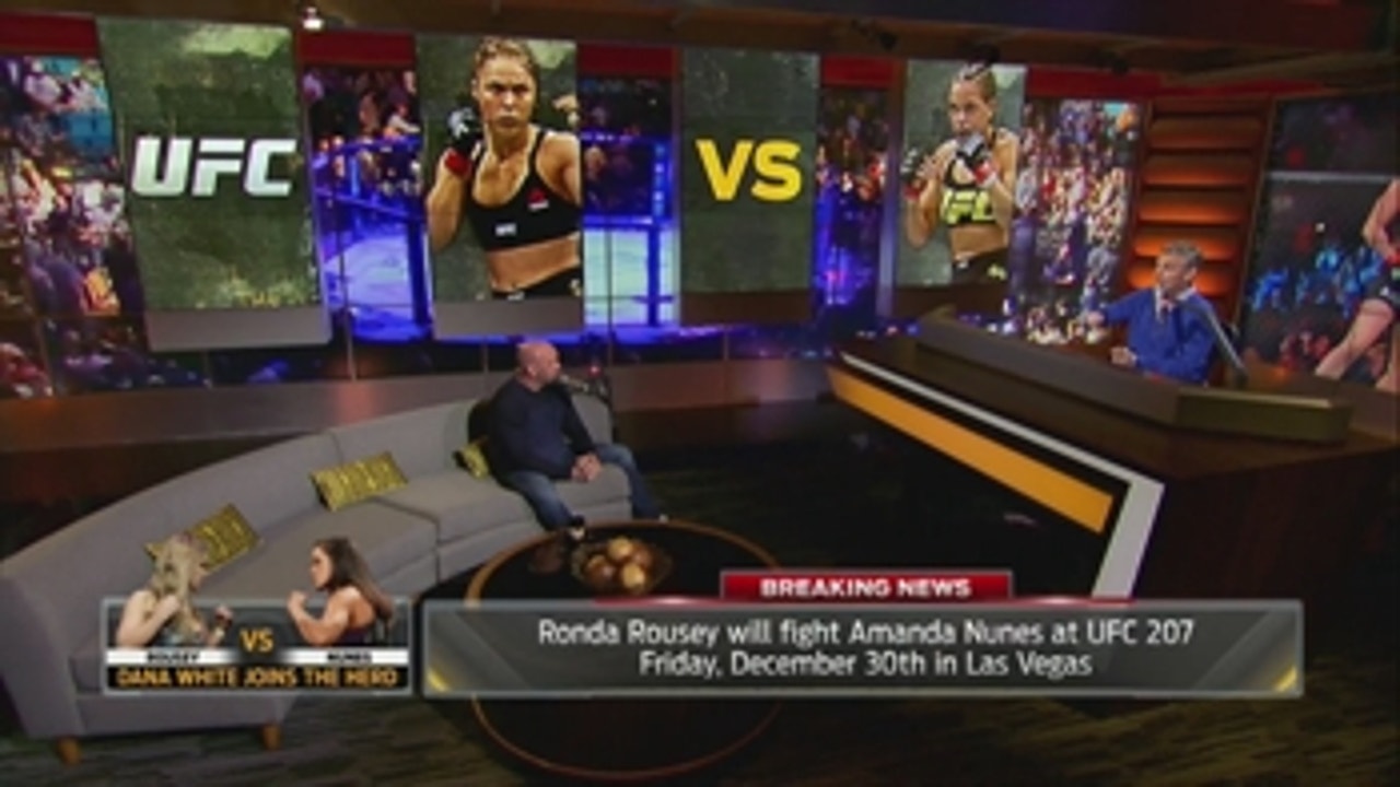 Dana White: Ronda Rousey will fight Amanda Nunes at UFC 207 - 'The Herd'