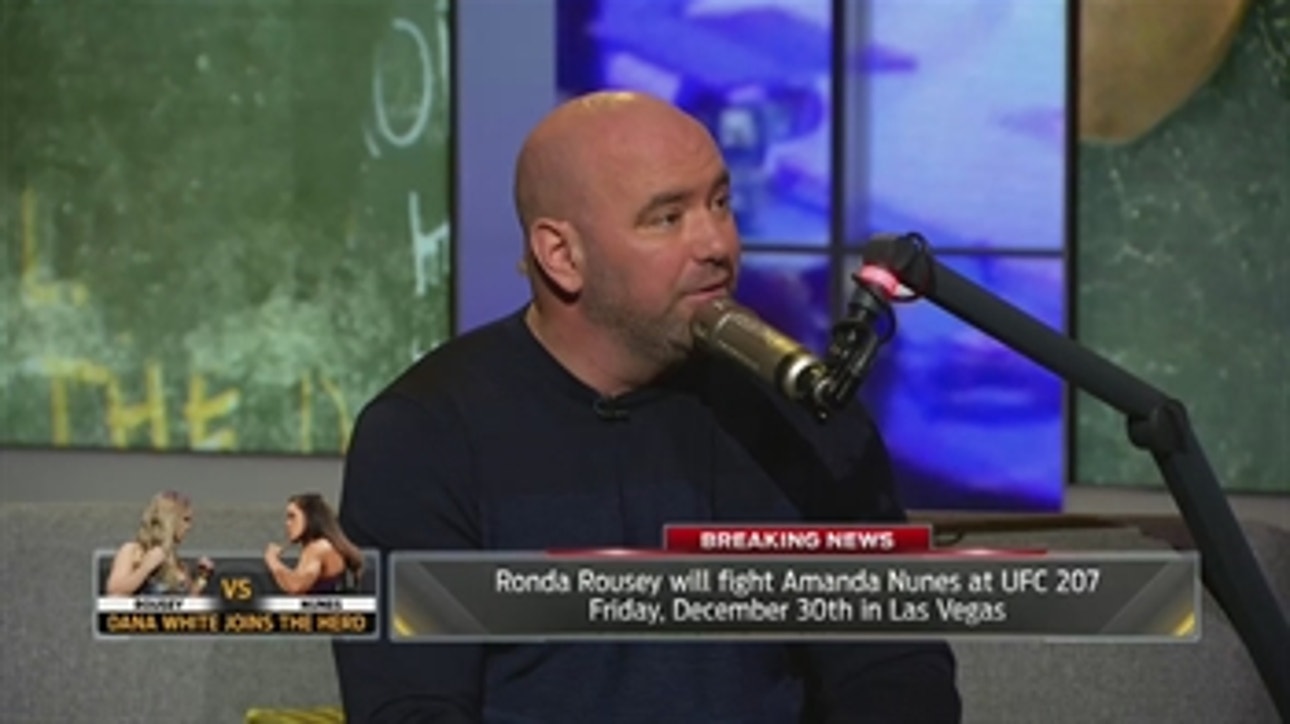 Dana White explains why Ronda Rousey isn't fighting Cris Cyborg at UFC 207 - 'The Herd'