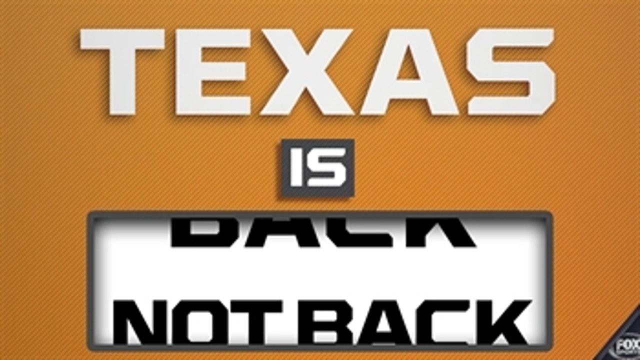 Is Texas back after taking down Oklahoma? Survey says...