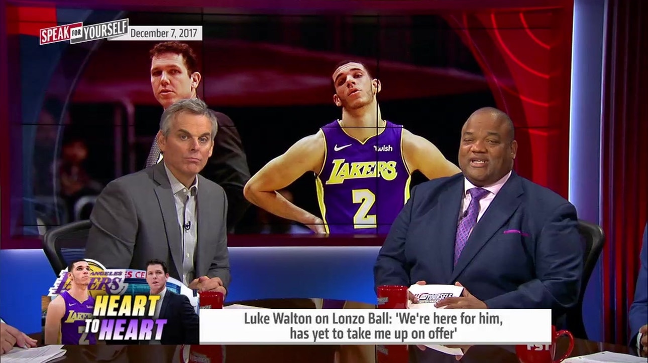 Chris Broussard on Lonzo Ball not reaching out to Walton, LeBron's MVP chances | SPEAK FOR YOURSELF