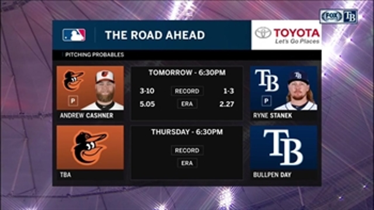 Ryne Stanek to start Game 2 vs. O's as Rays look build off thrilling win in opener