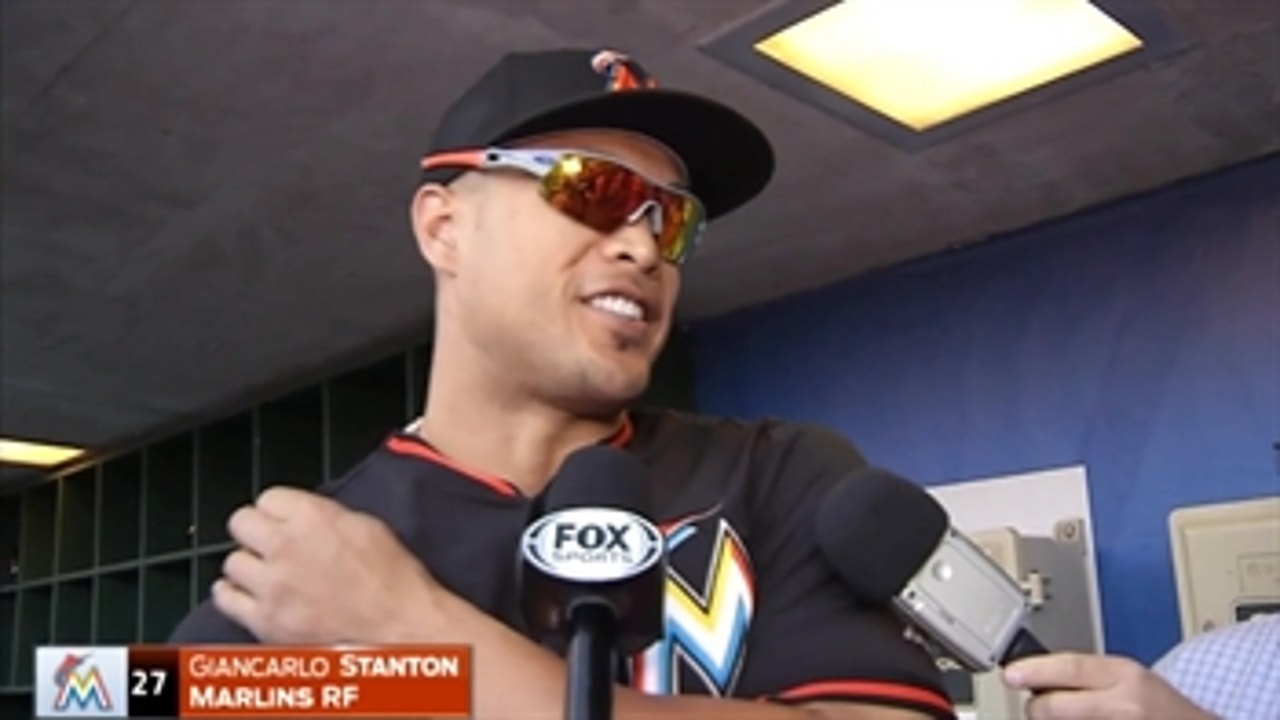 Giancarlo Stanton on batting 2nd in return to starting lineup