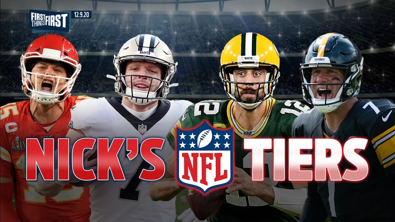 Nick Wright breaks down his NFL Tiers entering Wild Card Weekend ' FIRST THINGS FIRST
