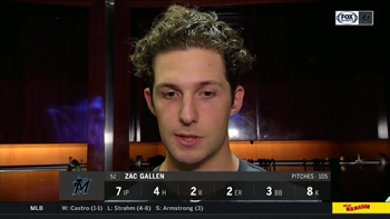 Zac Gallen on his 8-strikeout performance vs. Twins