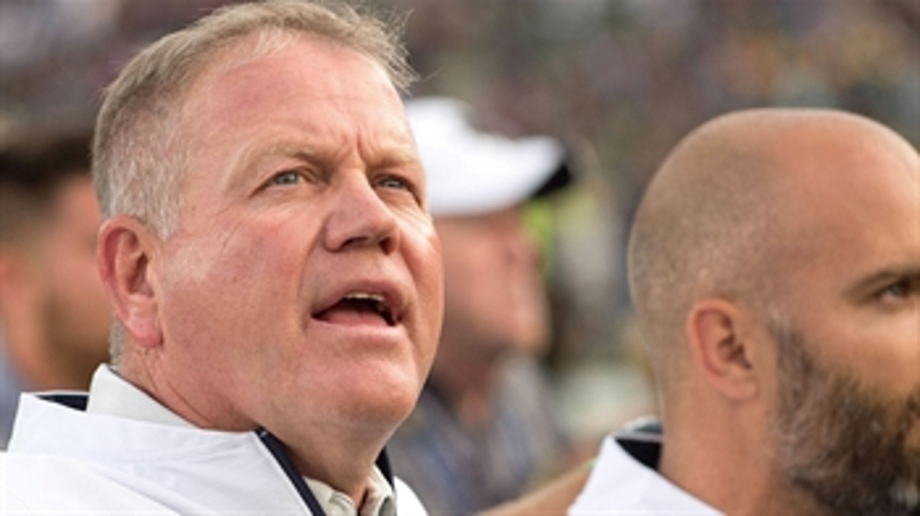 Brian Kelly fighting for his job against Michigan State? Colin explains why it's a "phone-call game"