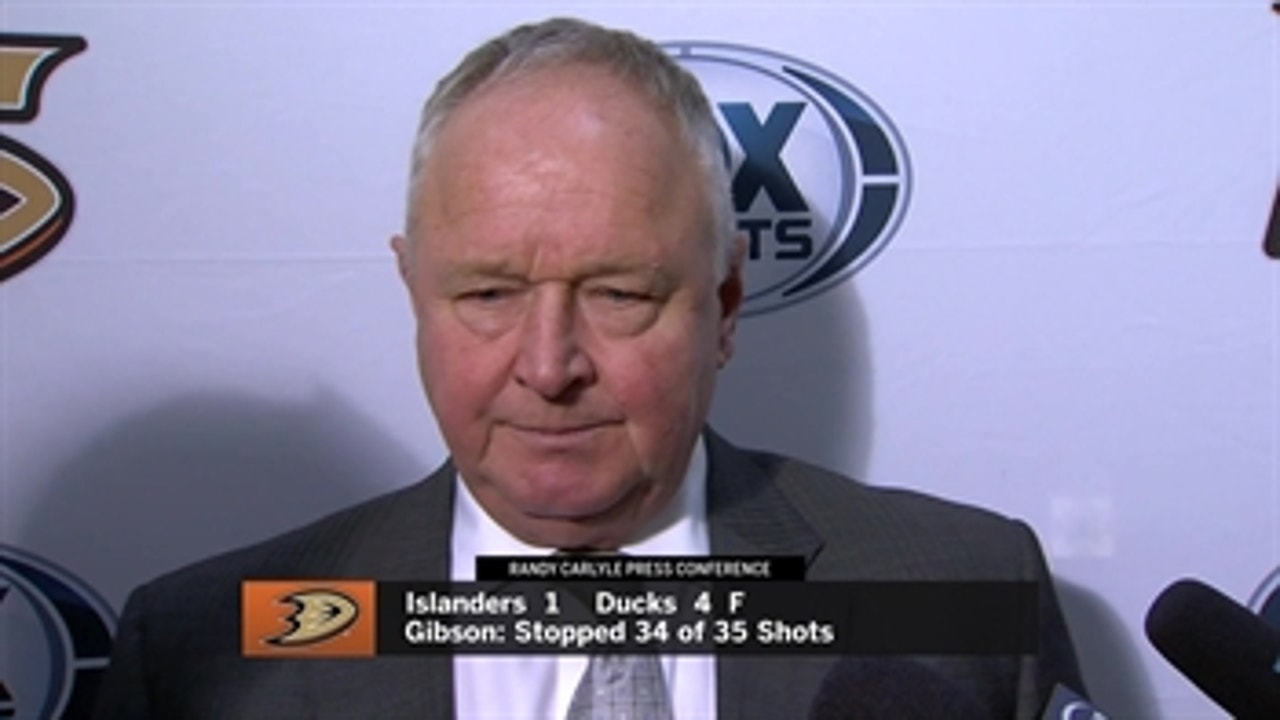 Ducks head coach Randy Carlyle discusses the team's hot start