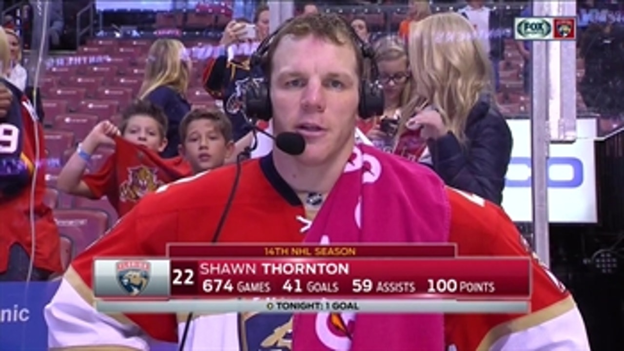 Shawn Thorton: 'When we play a simple game, we're good'