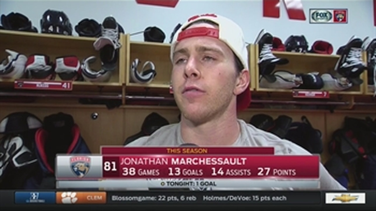 Jonathan Marchessault on bouncing back: 'Just stick to the process'