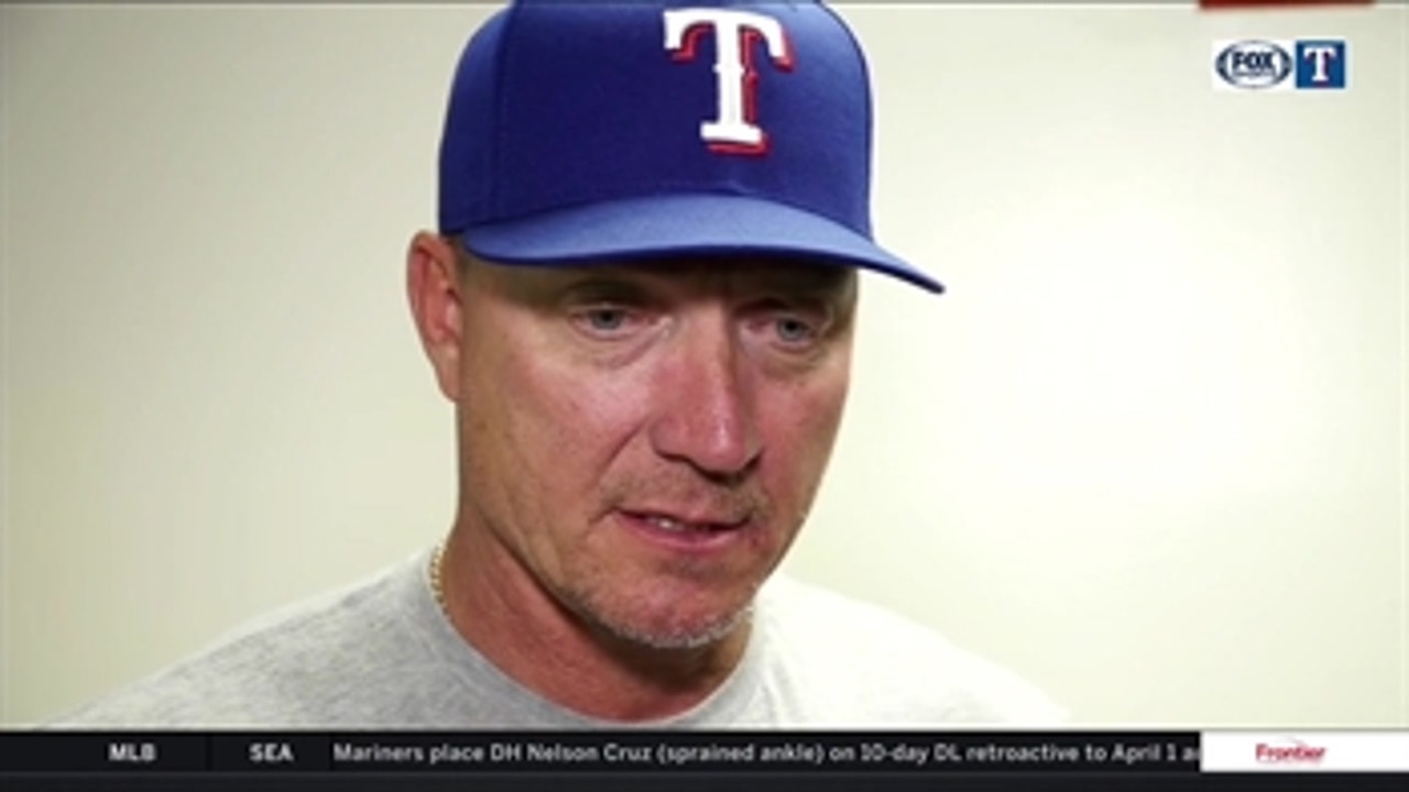 Jeff Banister on Cole's outting, picking up the win in Oakland