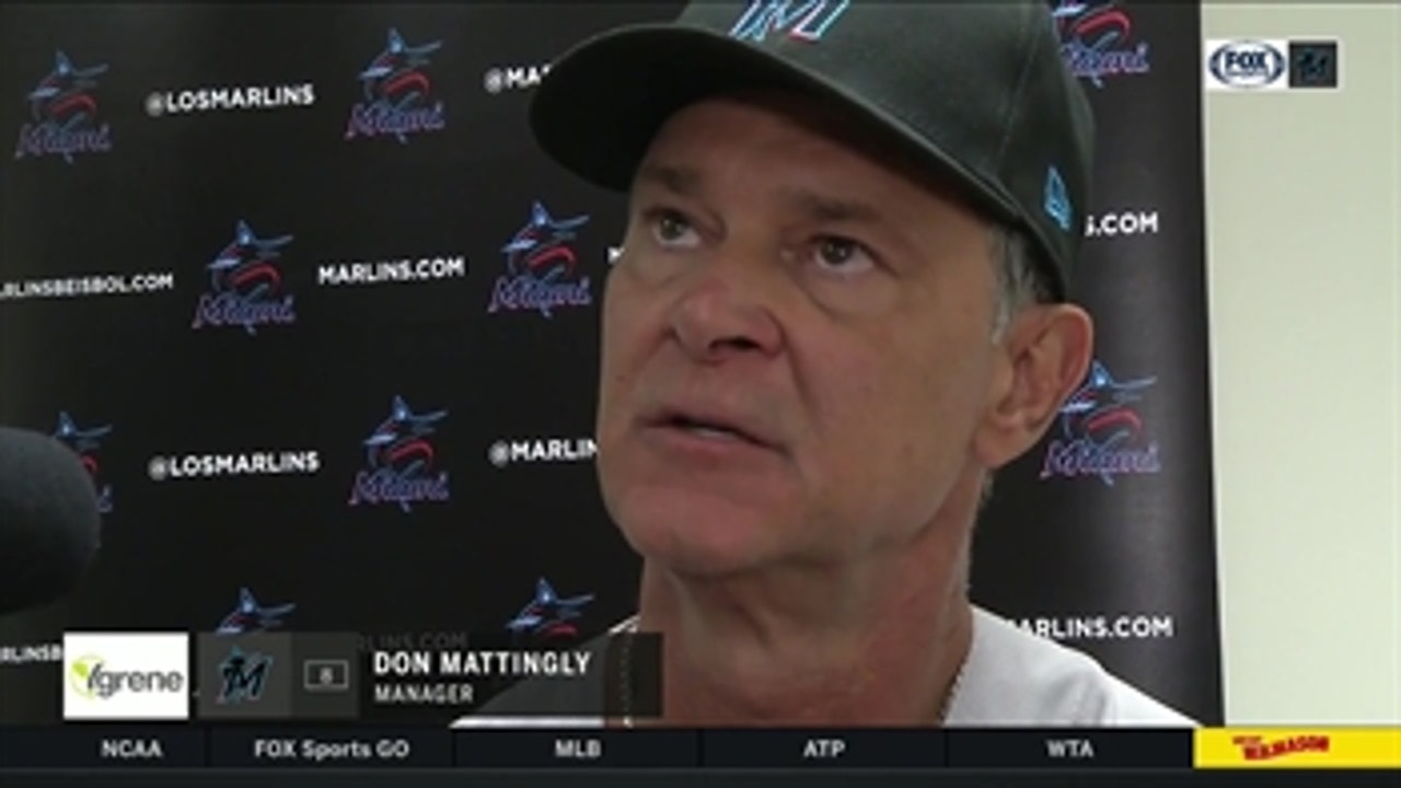 Don Mattingly discusses Marlins' offense after 16-0 win in Milwaukee