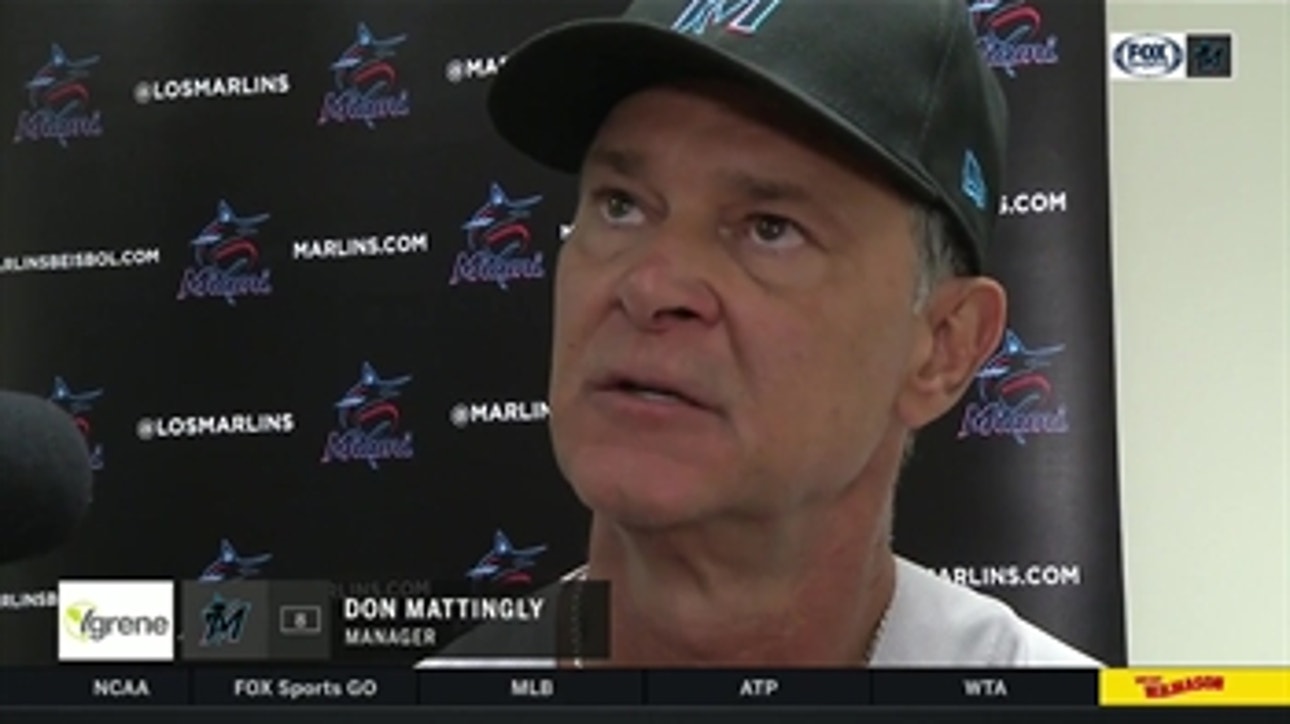 Don Mattingly discusses Marlins' offense after 16-0 win in Milwaukee