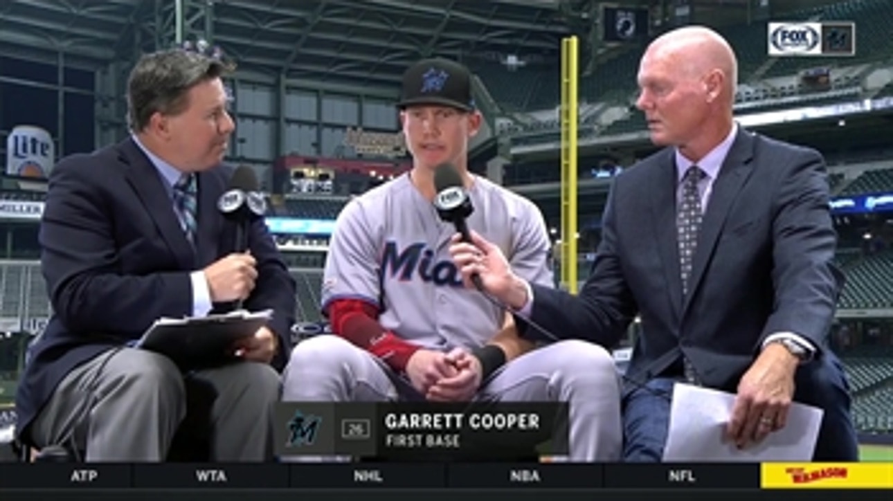 Garrett Cooper on Marlins' 16-0 win: 'It's a whole team collective effort'