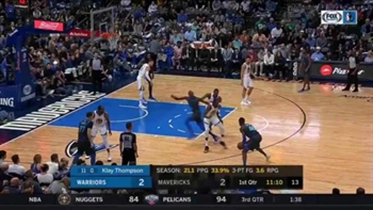 HIGHLIGHTS: Luka Doncic, Harrison Barnes lead Mavs past Warriors