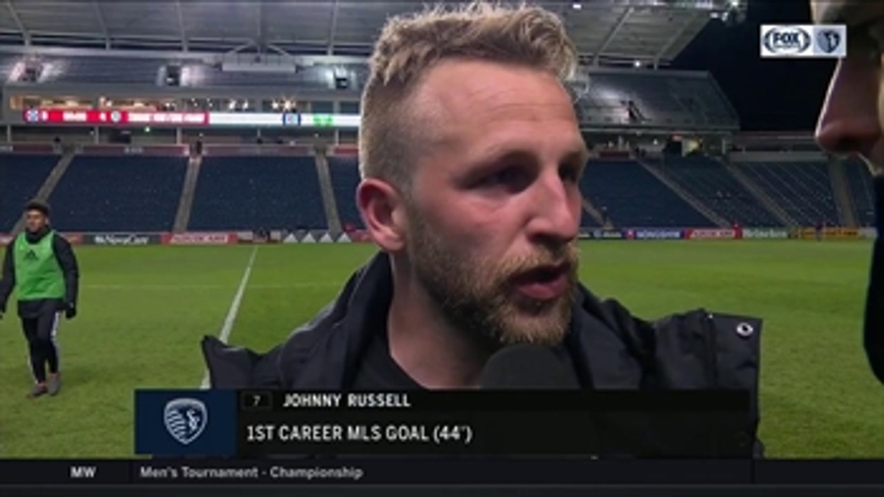 Johnny Russell: 'I think I used the last of my energy' celebrating first MLS goal