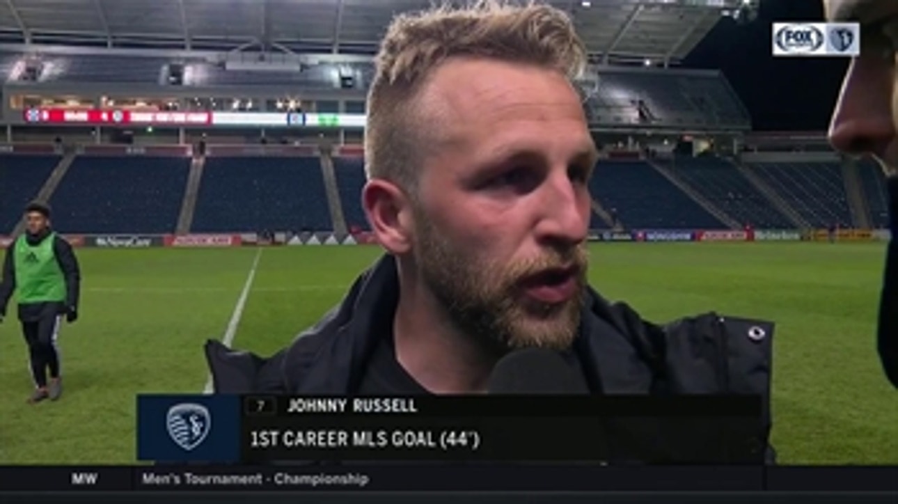 Johnny Russell: 'I think I used the last of my energy' celebrating first MLS goal