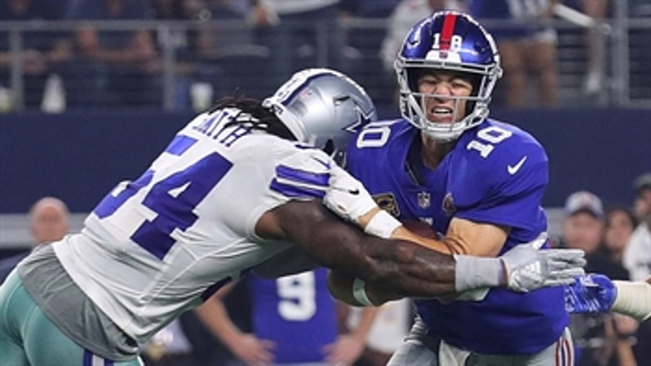 Shannon Sharpe on Eli Manning's offensive struggles: 'He has taking too many hits over the years'