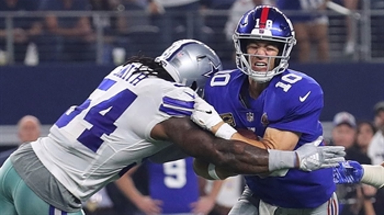 Shannon Sharpe on Eli Manning's offensive struggles: 'He has taking too many hits over the years'