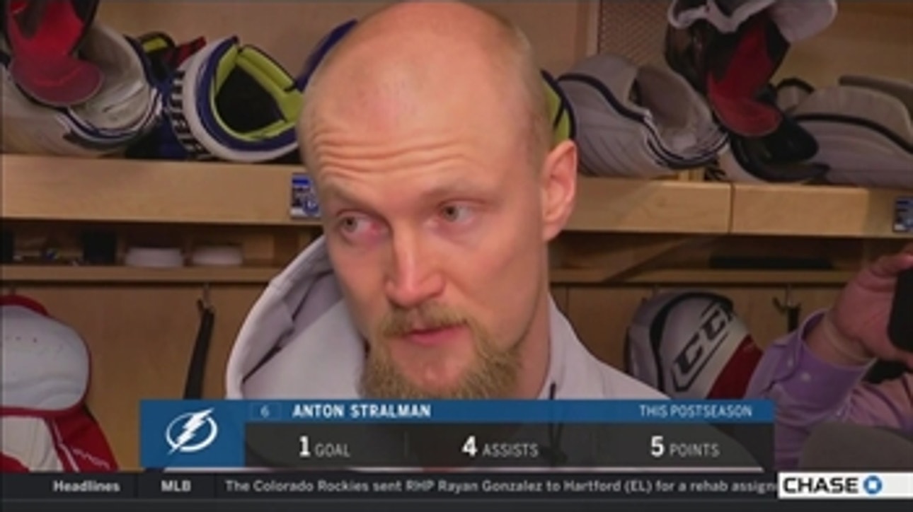Anton Stralman on ECF: I don't know that we put 60 minutes together in any game