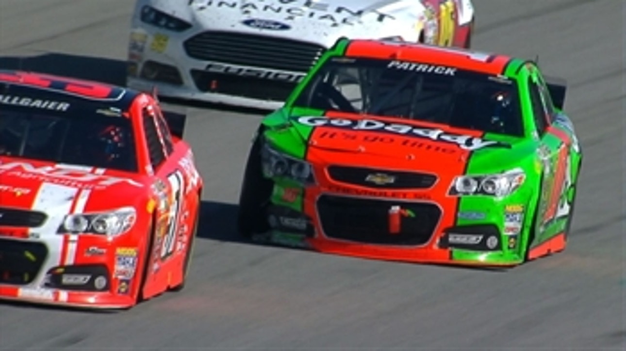 CUP: Danica Patrick Wrecks Late - Chicago 2014