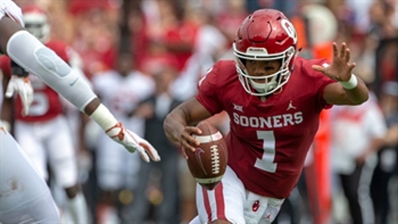 Oklahoma QB Kyler Murray ROASTS the Texas defense on an unbelievable TD run