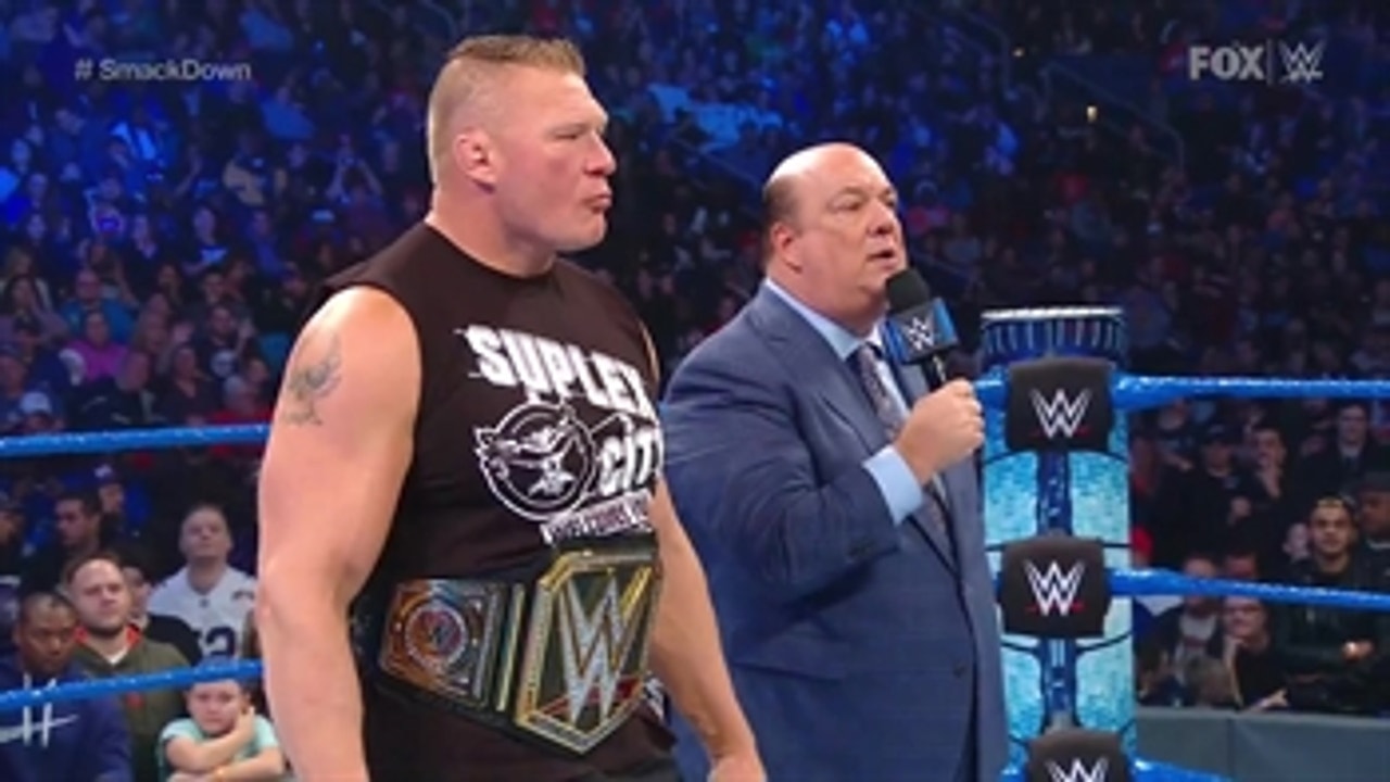 WWE Champion Brock Lesnar abruptly quits Friday Night SmackDown