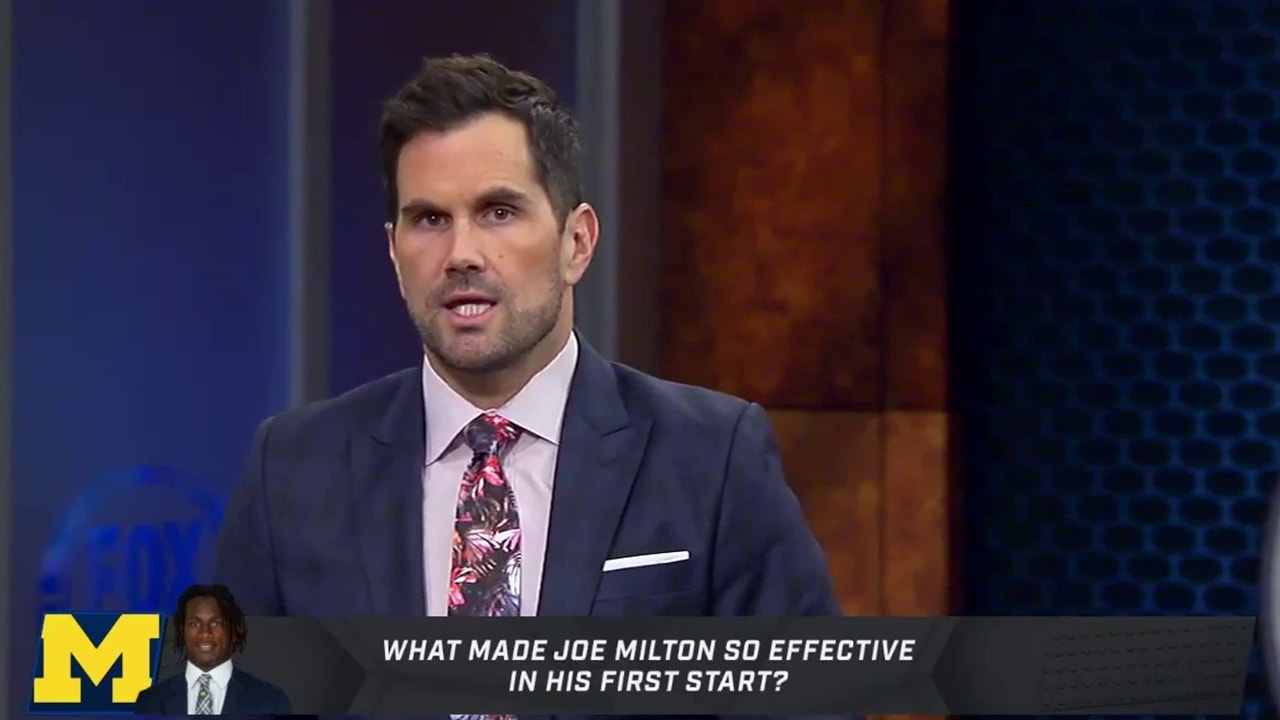 'Joe Milton can beat you in four different ways running the football,' Matt Leinart on Michigan QB