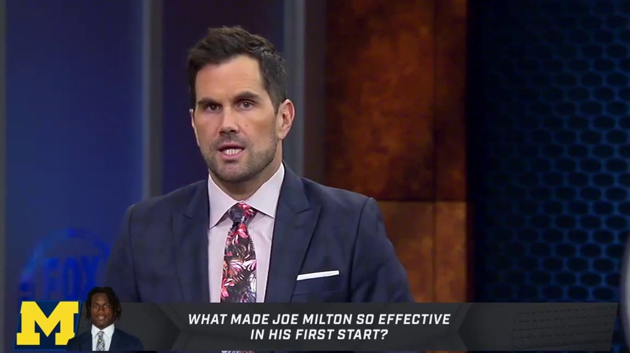 'Joe Milton can beat you in four different ways running the football,' Matt Leinart on Michigan QB