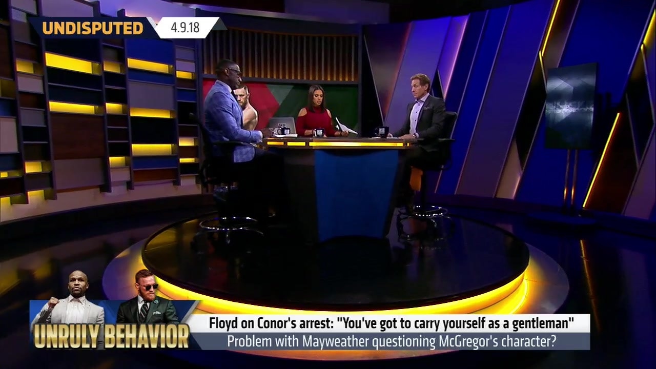 Skip and Shannon react to Floyd Mayweather's comments about Conor McGregor's arrest | UNDISPUTED