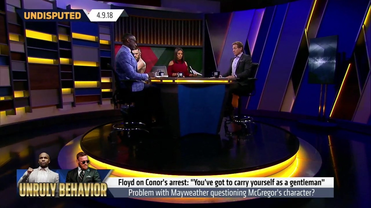 Skip and Shannon react to Floyd Mayweather's comments about Conor McGregor's arrest | UNDISPUTED