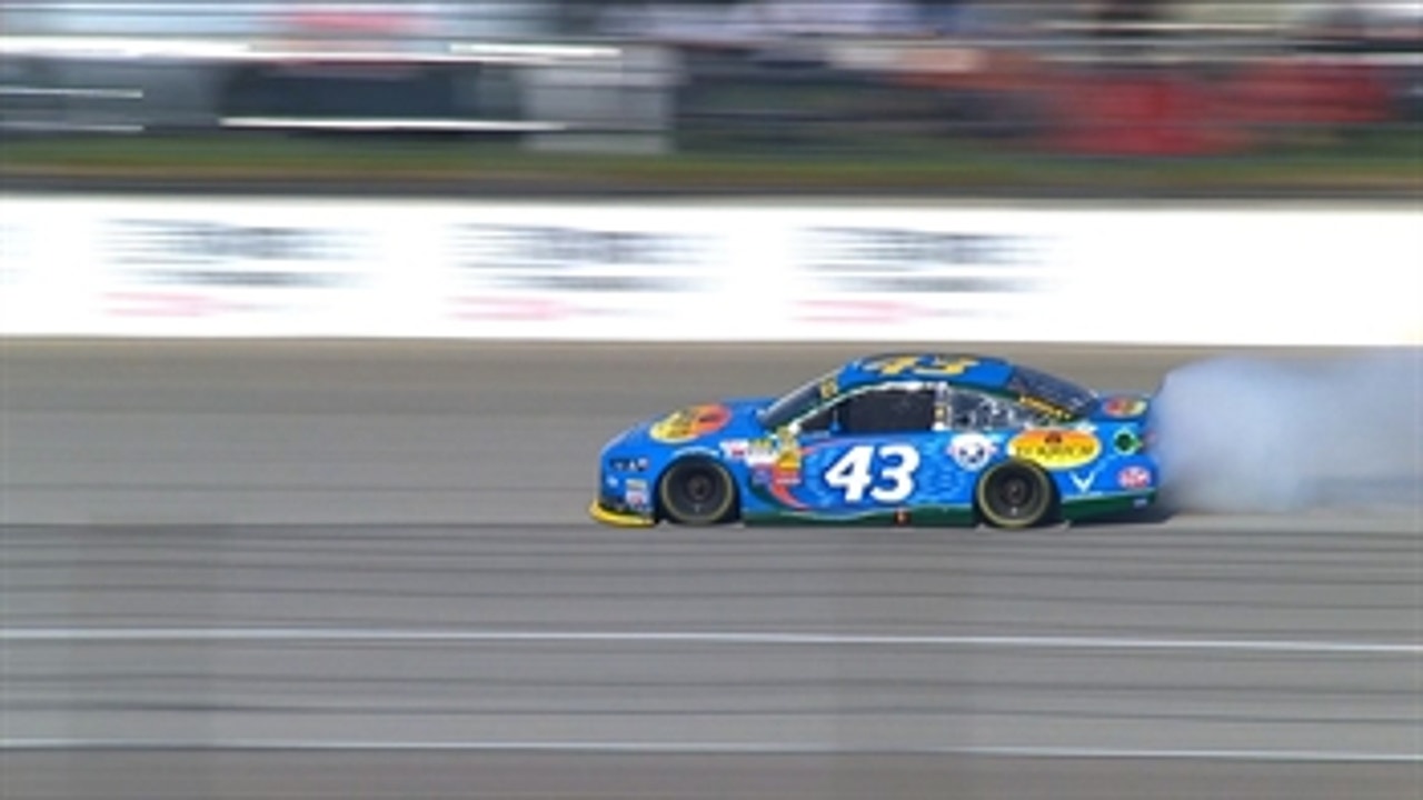 CUP: Aric Almirola Out with Blown Engine - Chicago 2014