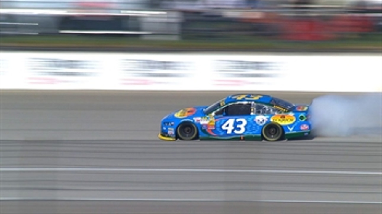 CUP: Aric Almirola Out with Blown Engine - Chicago 2014