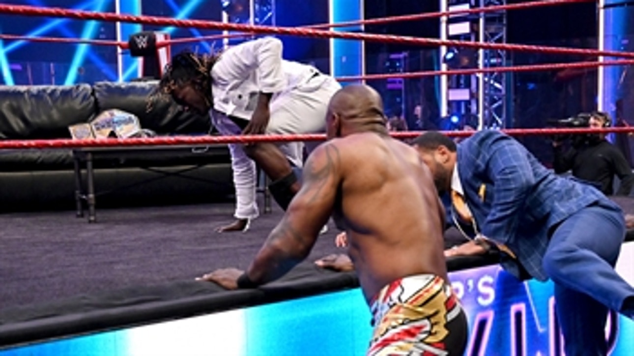 R-Truth crashes MVP's "VIP Lounge" interview with Mustafa Ali: Raw, July 27, 2020