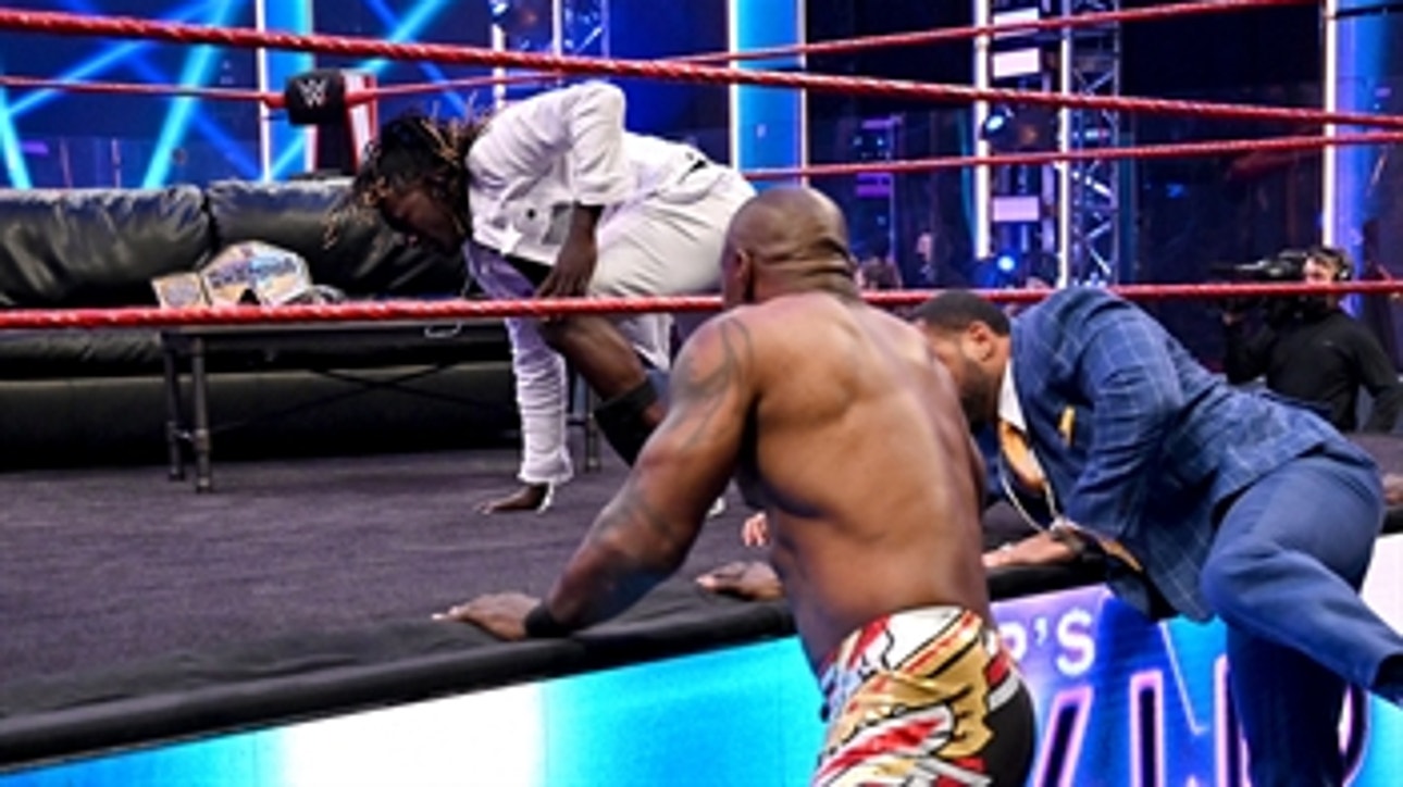 R-Truth crashes MVP√¢‚Ç¨‚Ñ¢s √¢‚Ç¨≈ìVIP Lounge√¢‚Ç¨¬ù interview with Mustafa Ali: Raw, July 27, 2020