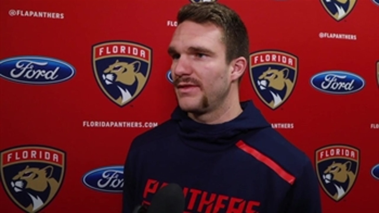 Panthers forward Jonathan Huberdeau on reaching on 400 career games