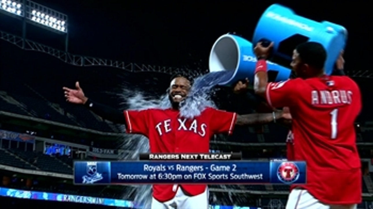 Here comes the water for Delino DeShields