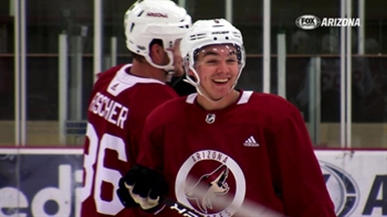 Clayton Keller's confidence grows in second Coyotes' camp