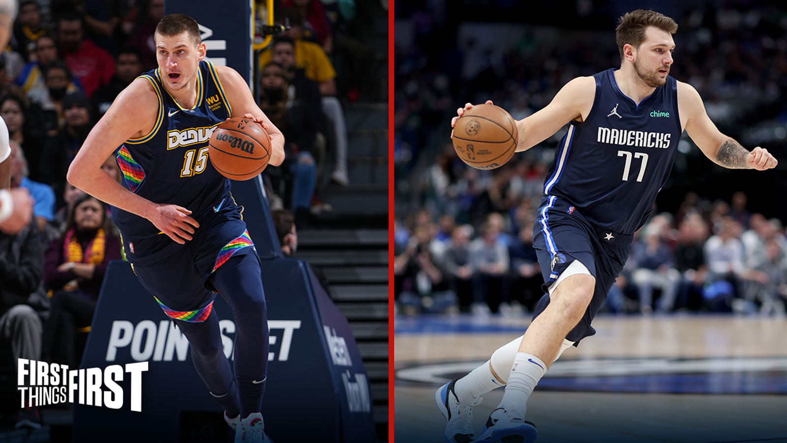 Nikola Jokić and Luka Dončić vie for top spots in MVP race I FIRST THINGS FIRST