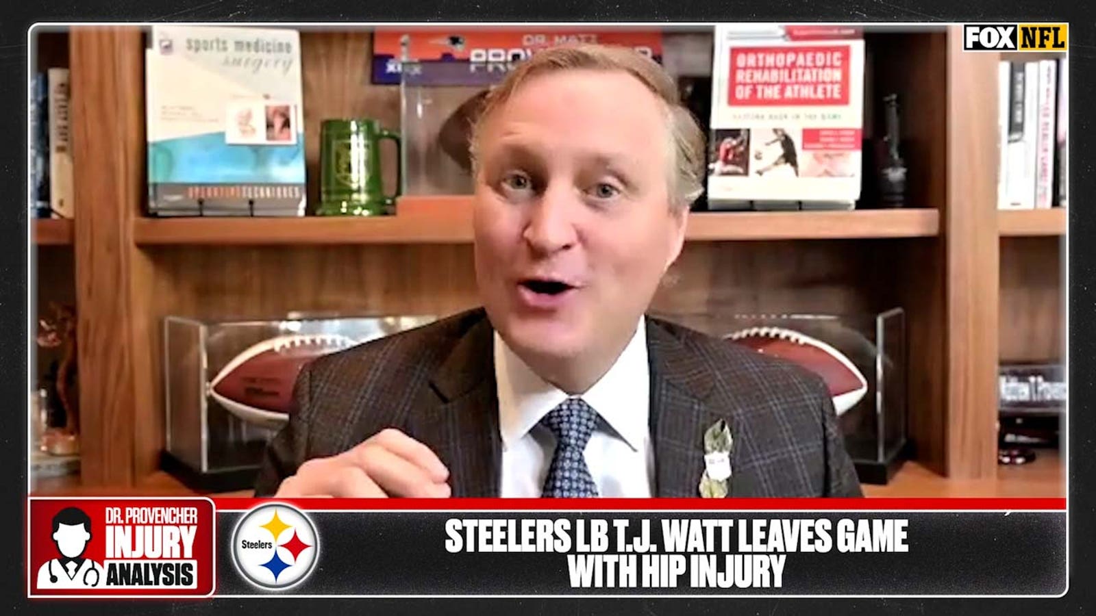 Dr. Matt Provencher evaluates T.J. Watt's injury