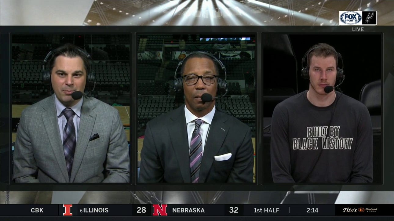 Jakob Poeltl: 'We're playing together, we're playing to our strengths'