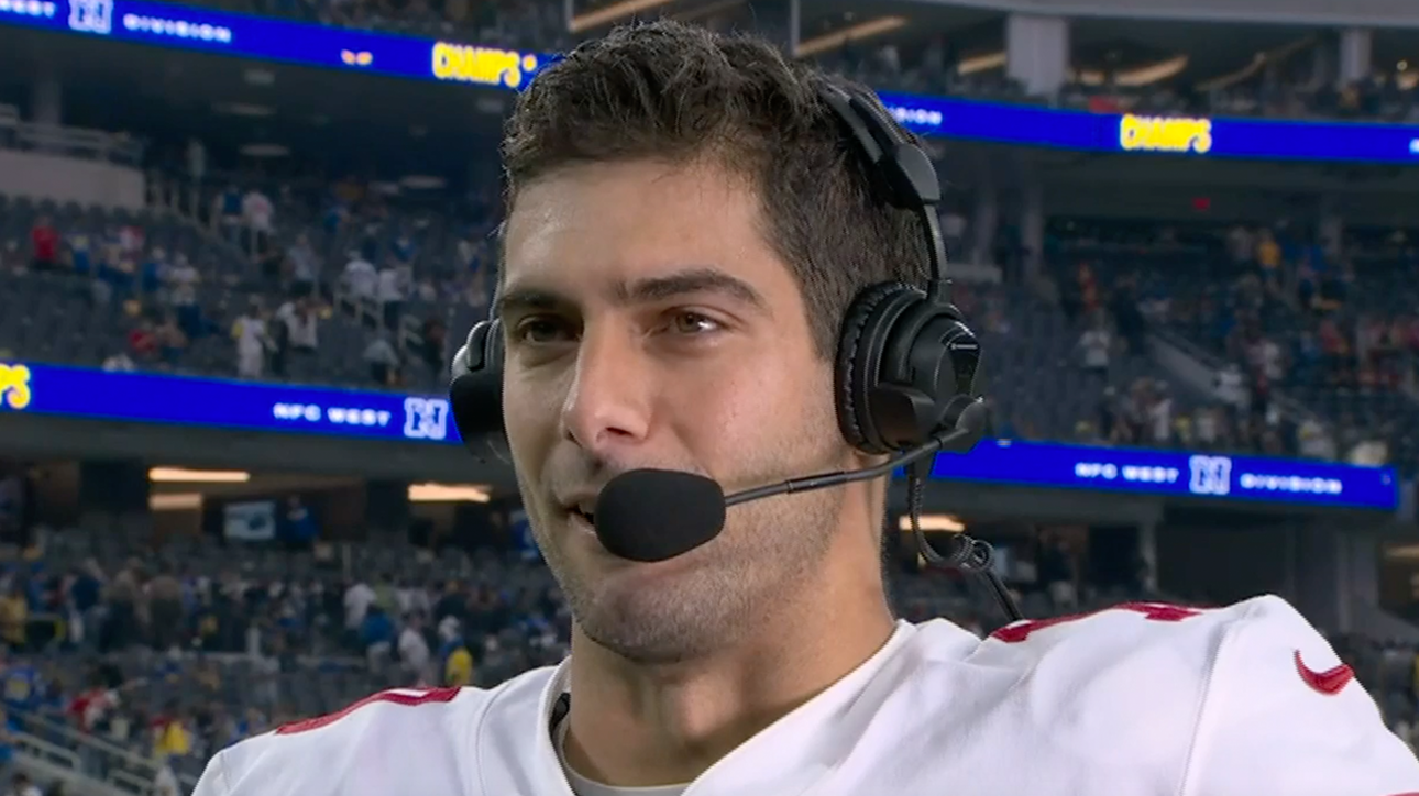 'This is a special one' - Jimmy Garoppolo talks to Tom Rinaldi after 49ers' thrilling overtime victory