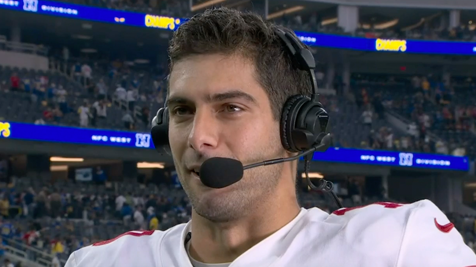 'This is a special one' — Jimmy Garoppolo talks to Tom Rinaldi after 49ers' thrilling overtime victory