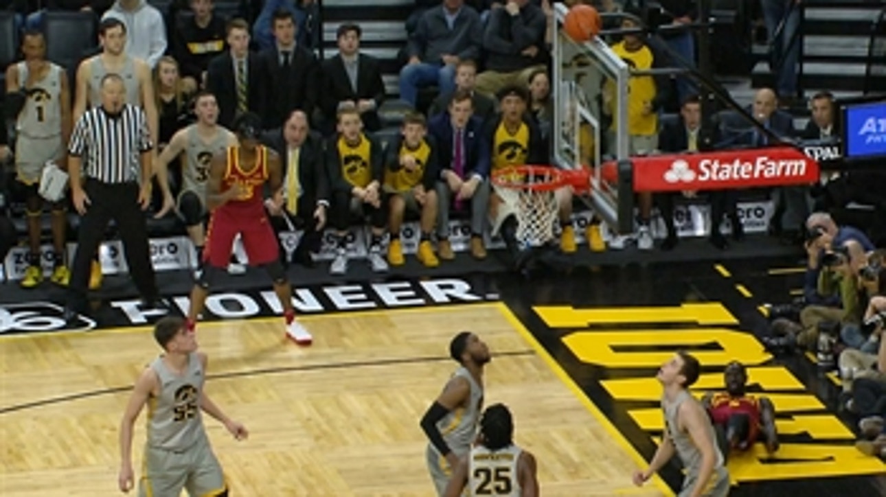 Iowa State's Marial Shayok makes absurd layup against Iowa